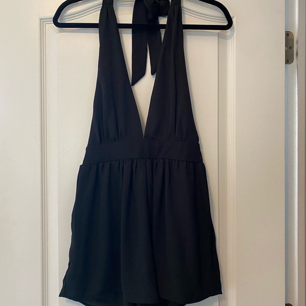 Windsor Black Romper